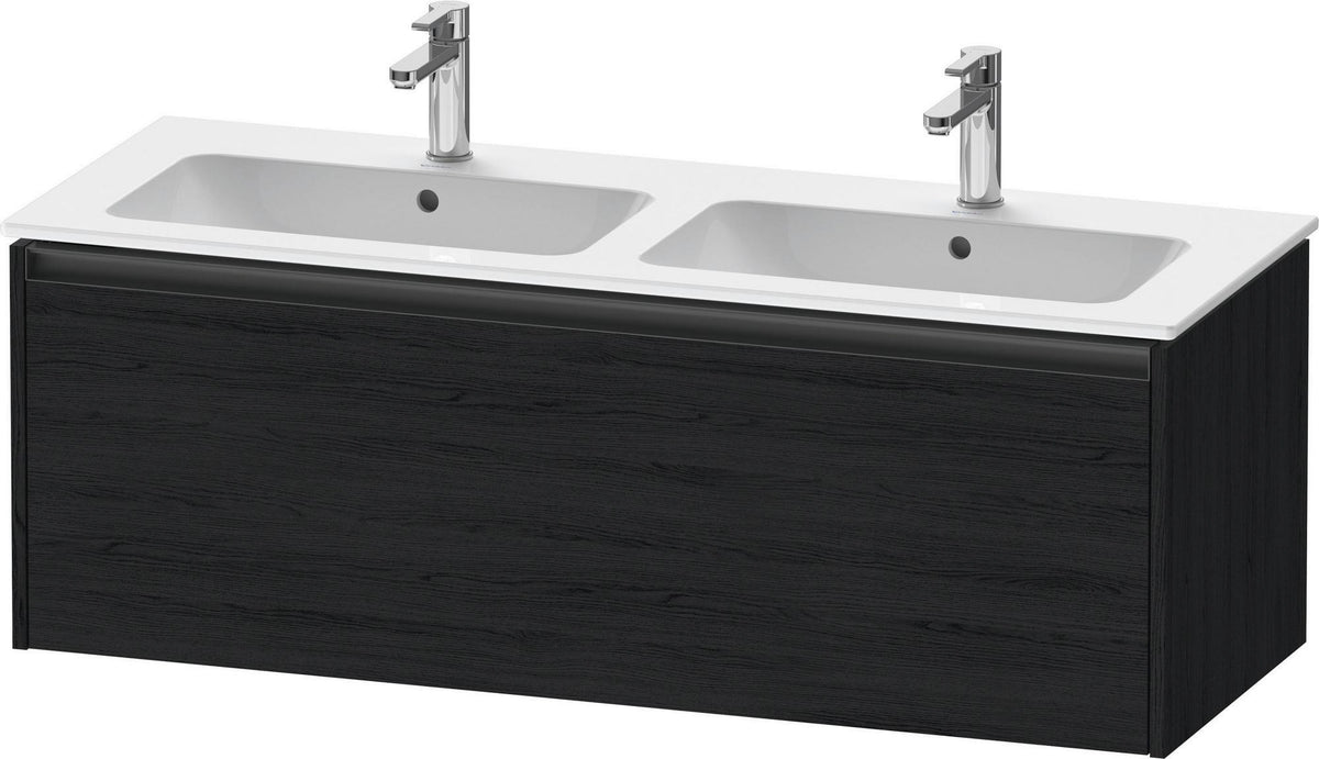 Duravit Waschtischunterbau Ketho.2 wandhängend 1280 mm betongrau matt mit 1 Auszug