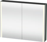 Duravit Xsquare Spiegelschrank XS7113 Dolomite Grau 1000 mm mit LED-Beleuchtung und Soft-Close