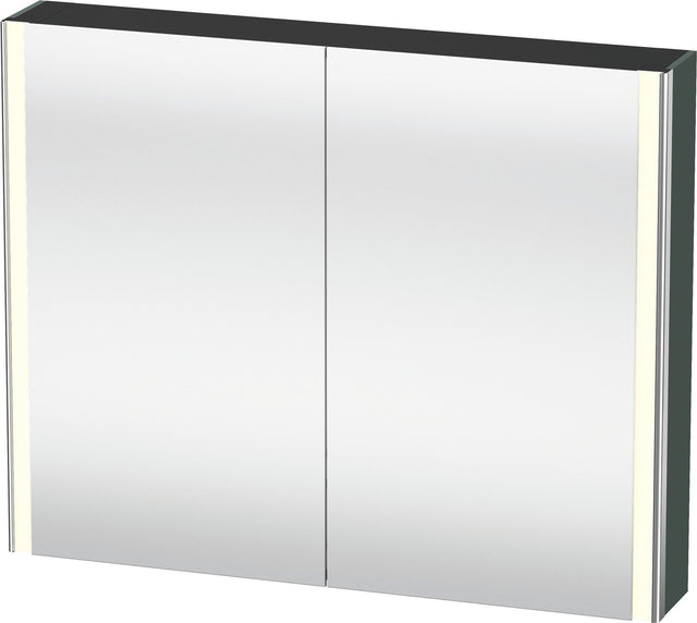 Duravit Xsquare Spiegelschrank XS7113 Dolomite Grau 1000 mm mit LED-Beleuchtung und Soft-Close