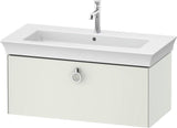 Duravit White Tulip Waschtischunterbau 984 mm Eiche Mitte mit LED-Beleuchtung von Philippe Starck