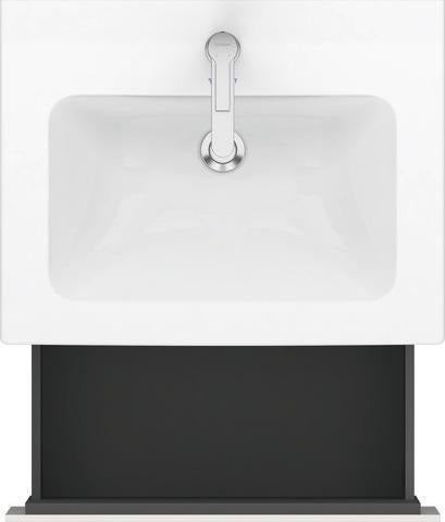 Duravit L-Cube Waschtischunterbau 620 mm taupe supermatt mit Tip-On-Technik