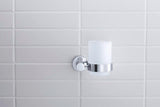 DURAVIT D-Code Glashalter Glas rechts Chrom – Wandmontage Zahnputzbecher mit Befestigungsmaterial