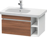 DURAVIT DuraStyle Waschtischunterbau 730 mm betongrau matt – wandhängend mit 1 Auszug & 2 offenen Fächern