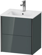 Mitteldichte Faserplatte (MDF) / grau / Schubk.,Schwarz Matt/Dolomiti Grey HGL