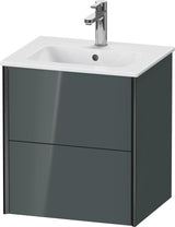 DURAVIT XViu Waschtischunterbau wandhängend 510 mm mit 2 Schubkästen und Tip-on Technik