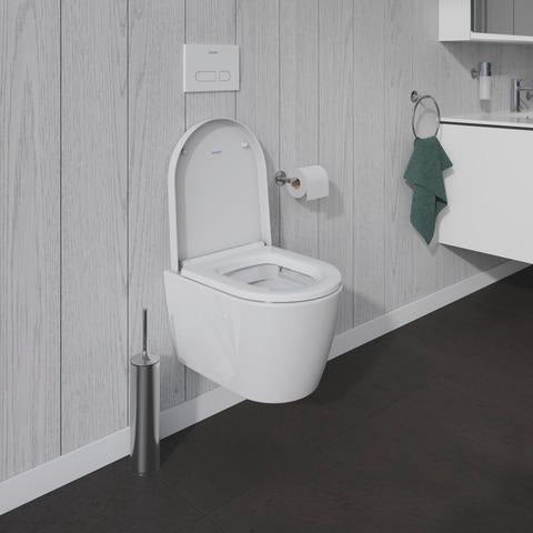 DURAVIT Wand-WC ME by Starck 480 mm Weiß Seidenmatt Rimless Tiefspüler