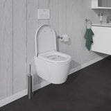 DURAVIT Wand-WC ME by Starck 480 mm Weiß Seidenmatt Rimless Tiefspüler