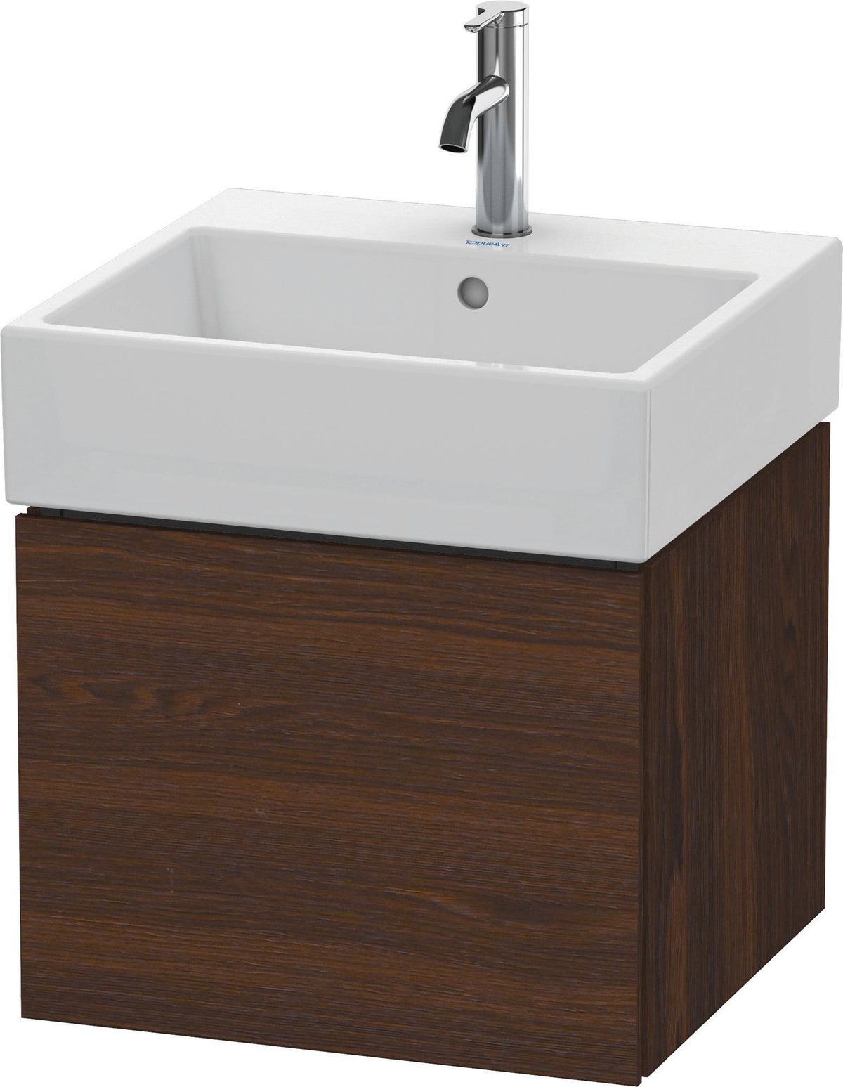 DURAVIT L-Cube Waschtischunterbau 484 mm, 1 Auszug, Weiß Matt, wandhängend, Tip-On