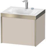 Duravit Möbelwaschtischset XViu 600x480mm mit Unterschrank und Keramikwaschtisch
