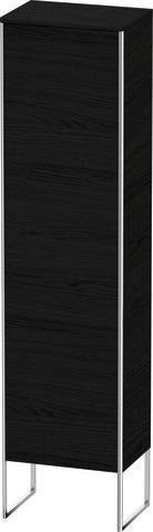Duravit Hochschrank XSquare, bodenstehend, Eiche Schwarz, 2016x500x356 mm, links