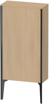 Duravit XViu Halbhochschrank 500 mm Eiche matt mit Tip-on und Soft-Close
