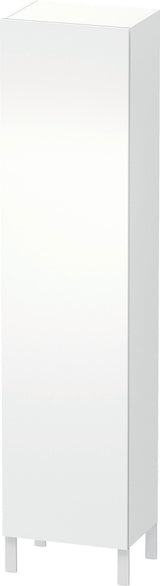 DURAVIT L-Cube Hochschrank weiß matt, 1 Tür links, 4 Glasböden, 500x360x2000 mm