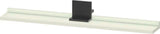 DURAVIT Sivida Spiegelablage 800x115x35mm Chrom/Weiß Matt – Montage unter Spiegel inkl. Befestigungsmaterial