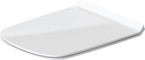 DURAVIT WC-Sitz DuraStyle Weiß mit Edelstahl-Scharnieren, Duroplast, abnehmbar
