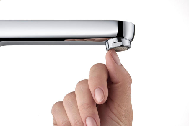 DURAVIT B.2 Einhebel-Waschtischmischer S mit Zugstange, Chrom – Keramikmischsystem, 100,5 mm Ausladung