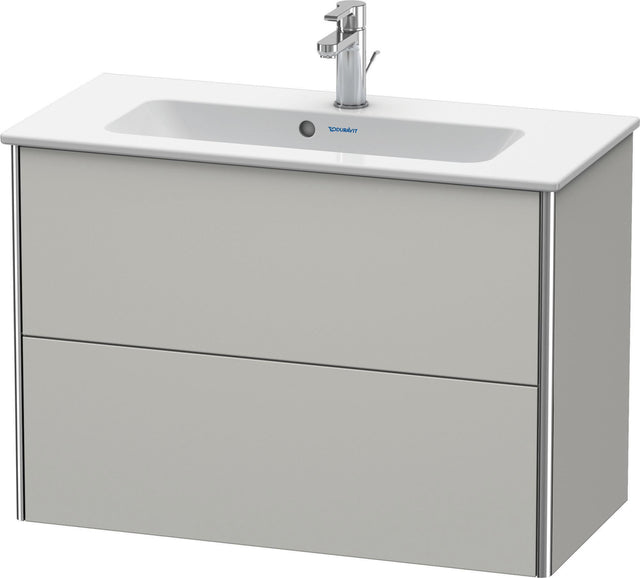 Duravit XSquare Waschtischunterbau 2 Schubkästen 810 mm betongrau matt