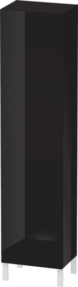 DURAVIT L-Cube Hochschrank 500 mm schwarz Hochglanz, 1 Tür links, 2000 mm