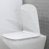 DURAVIT DuraStyle WC-Sitz mit SoftClose – Weiß, Edelstahl-Scharniere, Absenkautomatik, antibakteriell