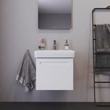 Duravit No.1 Waschtischunterbau wandhängend 540 mm mit 1 Auszug, weiß matt
