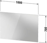 DURAVIT Licht & Spiegel Wandspiegel 1200x700 mm mit Heizung, LED und Sensorschalter – Weiß