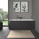 Duravit Brausehalter 55x102 mm Rosette Eckig Chrom – Wandhalterung mit verdeckter Befestigung