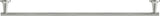 DURAVIT Starck T Handtuchhalter, Chrom, 610 mm – Wandmontage, verdeckte Befestigung