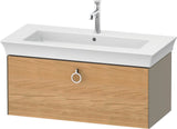 DURAVIT White Tulip Waschtischunterbau 984 mm, 1 Auszug, wandhängend, weiß seidenmatt, mit Griff