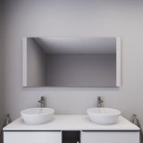 DURAVIT Licht & Spiegel Wandspiegel 1300x700mm mit LED-Beleuchtung und Sensorschalter – Weiß