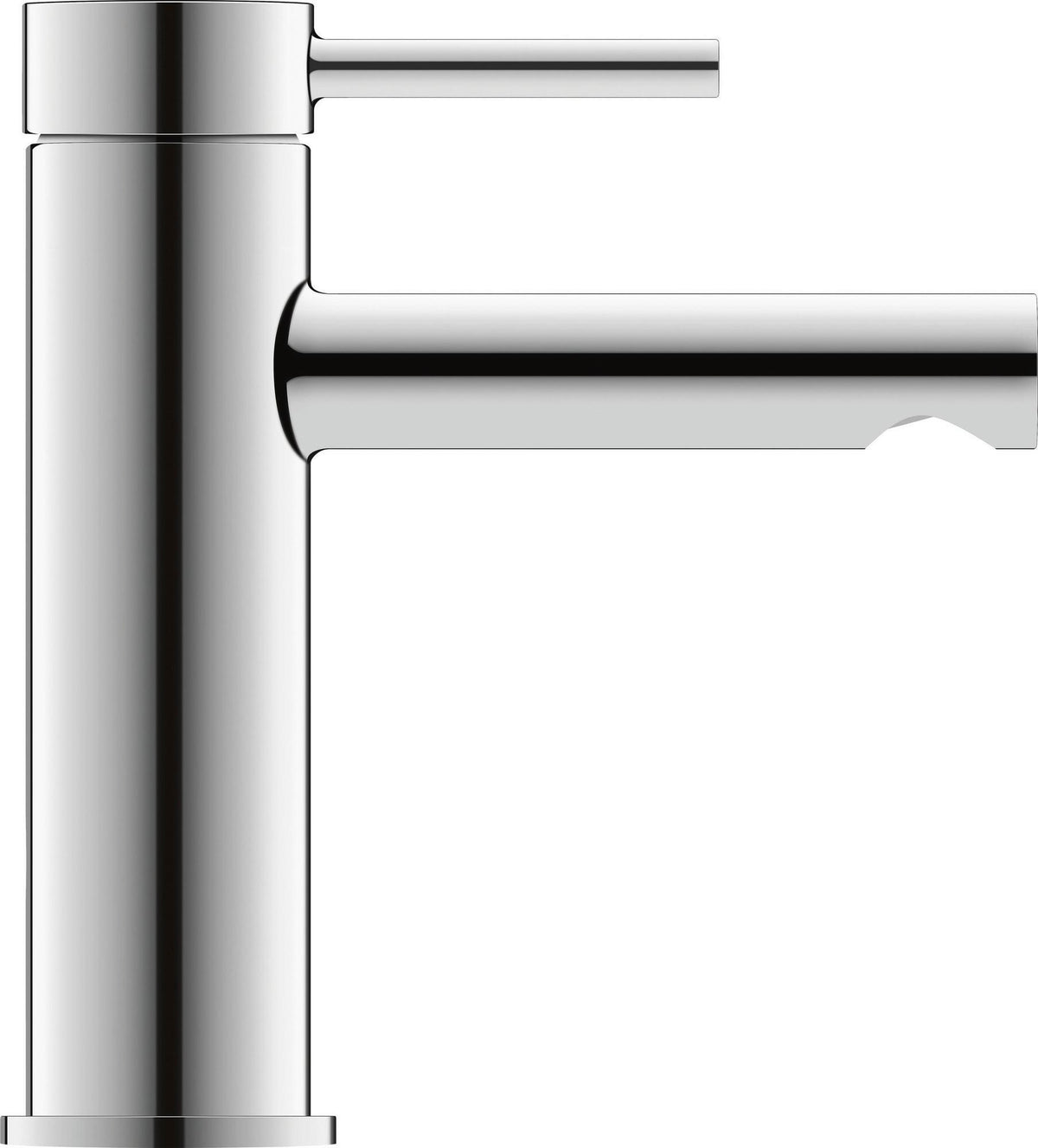 Duravit Circle Einhebel-Waschtischmischer mit Zugstange, Chrom – 117 mm Ausladung