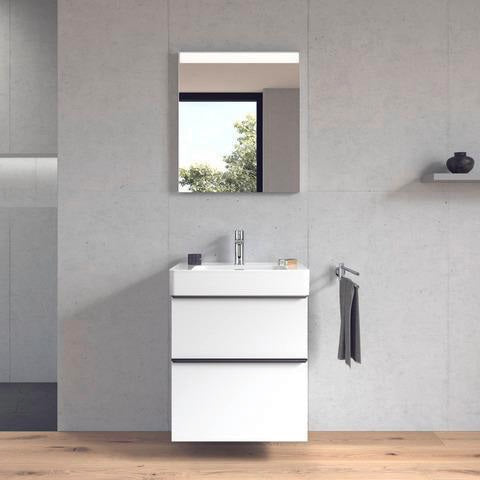 DURAVIT Soleil by Starck Möbelwaschtisch 600 mm Weiß mit Überlauf und 1 Hahnloch