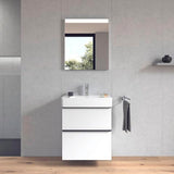 DURAVIT Soleil by Starck Möbelwaschtisch 600 mm Weiß mit Überlauf und 1 Hahnloch