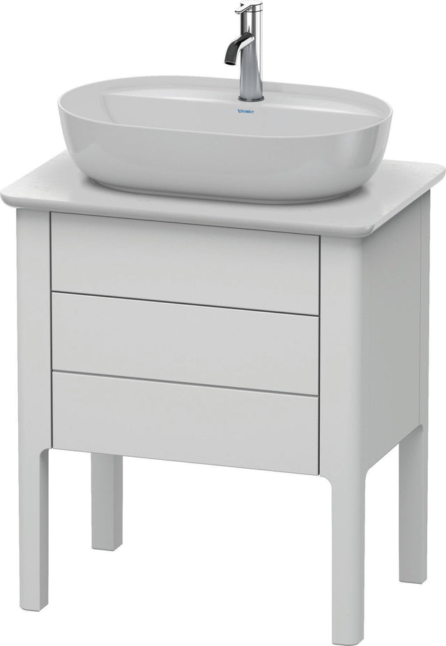 DURAVIT Luv Waschtischunterbau bodenstehend 743x688x450mm Weiß Seidenmatt 1 Auszug