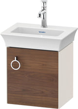 DURAVIT White Tulip Waschtischunterbau wandhängend 384 mm Nussbaum Taupe von Philippe Starck
