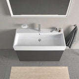 DURAVIT L-Cube Waschtischunterbau 984 mm, 2 Schubkästen, Weiß Matt, Wandmontage