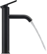 DURAVIT C.1 Einhebel-Waschtischmischer L ohne Zugstange, Schwarz Matt, 136 mm Ausladung