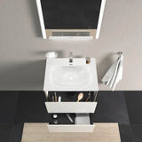 DURAVIT Viu Möbelwaschtisch 630 mm Weiß mit Überlauf und 1 Hahnloch