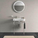 DURAVIT Spiegel Happy D.2 700x700 mm mit Beleuchtung, Spiegelheizung und berührungslosem Bedienfeld