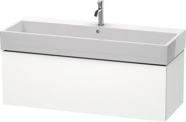 Duravit L-Cube Waschtischunterbau 1184 mm taupe supermatt mit Tip-On-Technik für Vero Air