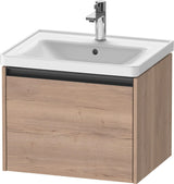 Duravit Ketho.2 Waschtischunterbau 584 mm betongrau matt mit 1 Auszug