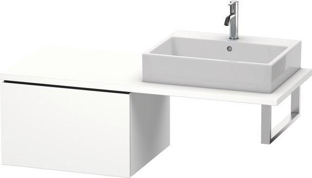 Duravit L-Cube Unterschrank 620 mm taupe supermatt mit 1 Auszug und Dämpfung