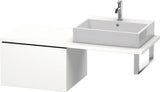 Duravit L-Cube Unterschrank 620 mm taupe supermatt mit 1 Auszug und Dämpfung