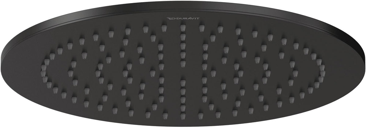 DURAVIT Kopfbrause D240 mm Schwarz Matt – Wand- und Deckenmontage, verstellbarer Kopf