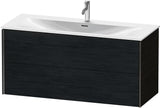 DURAVIT XViu Waschtischunterbau wandhängend 1210 mm, 2 Schubkästen, weiß matt – ohne Griff, mit Tip-On-Technik