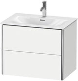 Duravit XSquare Waschtischunterbau 710 mm weiß matt mit Tip-On-Technik