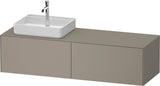 DURAVIT White Tulip Konsolen-Waschtischunterbau 1600 mm wandhängend, 2 Auszüge, weiß seidenmatt