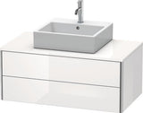 Duravit XSquare Waschtischunterbau 1000 mm – wandhängend, 2 Schubkästen, s-matt