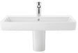 Duravit No.1 Halbsäule Weiß 280x175x290 mm – Wandhängende Keramik-Halbsäule