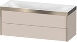 DURAVIT XViu c-bonded Waschtischunterbauset 1200 mm wandhängend mit 2 Schubkästen
