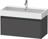 DURAVIT Ketho.2 Waschtischunterbau 984 mm betongrau matt mit 1 Auszug, wandhängend