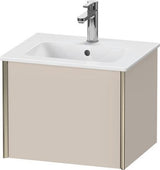Duravit Waschtischunterbau XViu 400 mm mit Auszug, Prof. Champagner Matt